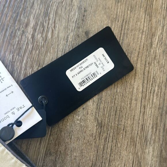 Rag & Bone Fit 2 - Black Slim Fit Black Authentic Stretch Jean Size 34X32 - Picture 5 of 5